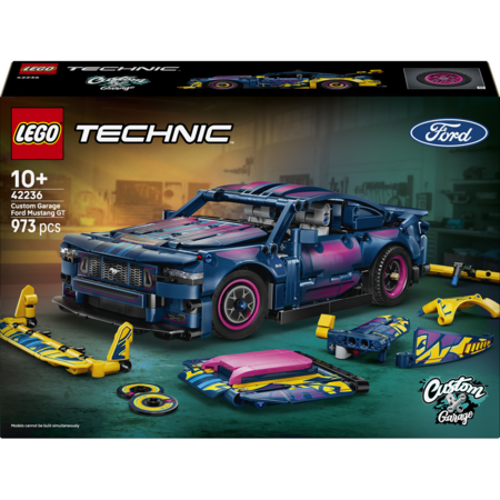 42236 LEGO® Technic Kohandatud garaaž Ford Mustang GT autole 