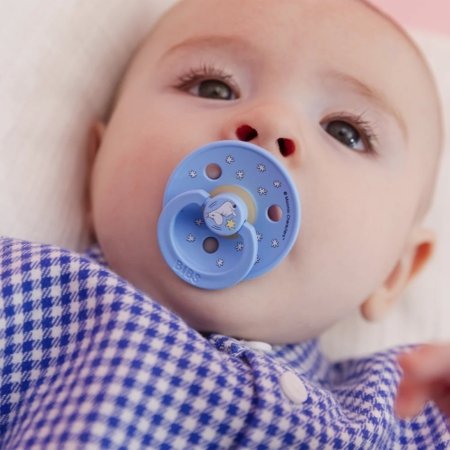 BIBS x Moomin lutid COLOUR ROUND, 6-18k, 2 tk, Good night breeze mix 