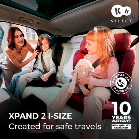 KINDERKRAFT turvatool XPAND 2 PRO, i-Size 100–150 cm, hall, KCXPPR02GRY0000 