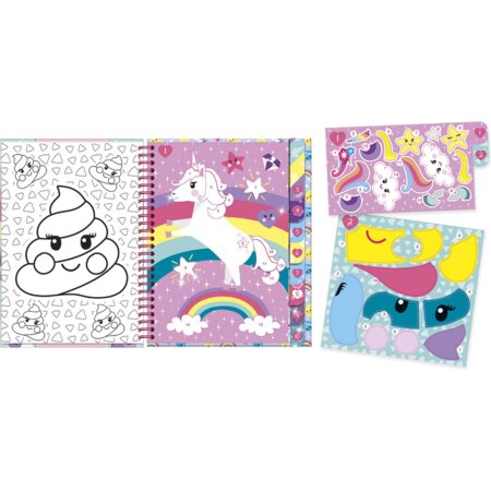 TOTUM loominguline kleebistamise raamat numbrite järgi Unicorn, 72008 