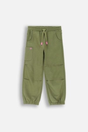 COCCODRILLO joggers MYSTIC NATURE GIRL KIDS, rohelised, ZC4120201MGK-011-122, 122 cm 