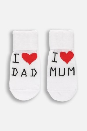 COCCODRILLO sokid, valged, WC6382222SOG-001-003, 3/4 cm 