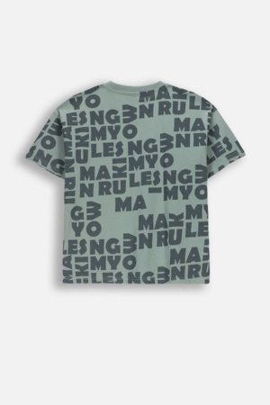 COCCODRILLO lühikeste varrukatega t-särk, rohelised, WC6143202NBJ-011-152, 152 cm 