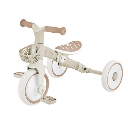 GLOBBER õppekolmerattaline Learning Trike 2in1 Plus, kookospähkli, 737-466 