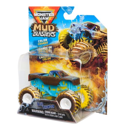 MONSTER JAM 1:64 värvimuutev masin Mud Blasters, assortii, 6072638 