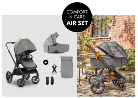 HAUCK universaalne käru COMFORT N CARE AIR SET, Dark grey, 165560 