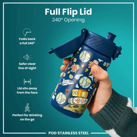 ION8 roostevabast terasest veepudel, Space, 400 ml., I8SS400PTSPACE 