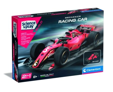 CLEMENTONI MECHANICS Ehituskomplekt Väike mehhaanikalabor - Vormel 1, 75094BL 