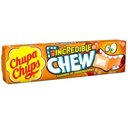 CHUPA CHUPS närimiskommid INCREDIBLE CHEW, apelsini maitse, 45 g., CHUP1935 