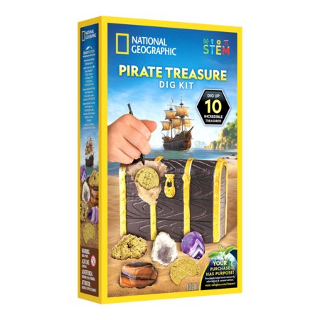 NATIONAL GEOGRAPHIC komplekt Pirate Treasure Dig Kit, RTCHESTDIG 