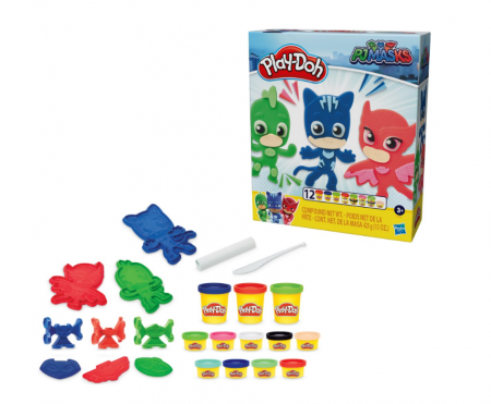 PLAY DOH modelleeriv liitkomplekt PJ maskid, F18055L0 F18055L0