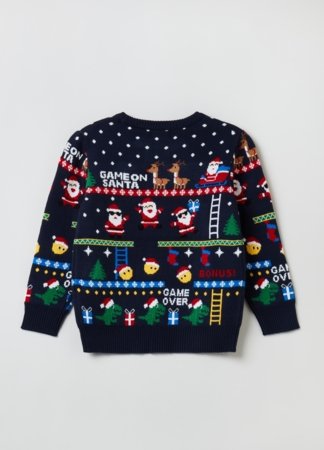 OVS BOY3-10Y TRICOT 2H 4-5 BLACK 001915482 