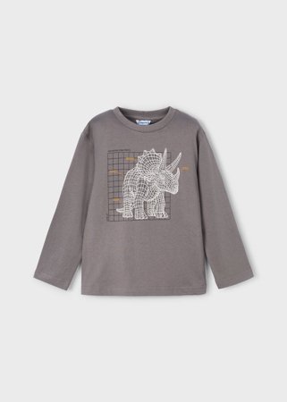 MAYORAL pikkade varrukatega t-särk, grey, 4.088-35, 10 cm 
