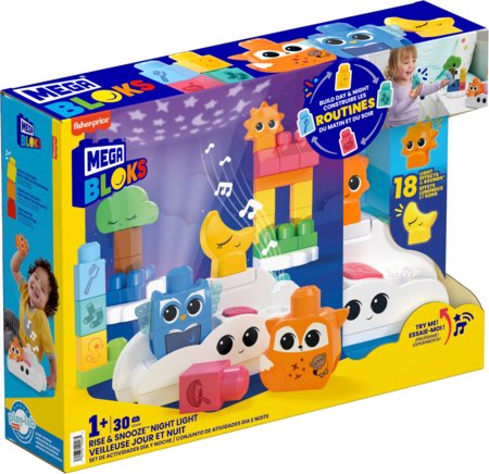 MEGA BLOKS FISHER PRICE Rise & Snooze öölamp, HTH43 