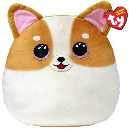 TY SQUISHY BEANIES pliušinis žaislas šuniukas TANNER, 25cm , TY39277 