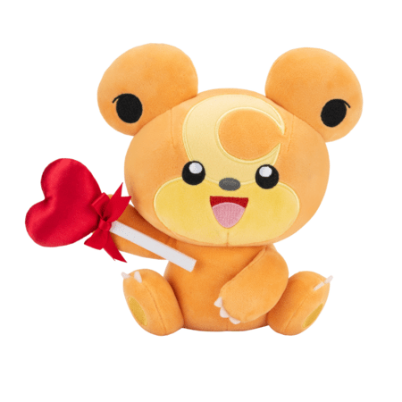 POKEMON plüüsist mänguasi Teddiursa südamega, 20 cm, PKW3664 