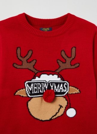 OVS BOY3-10Y TRICOT 2H 4-5 RED 001915468 