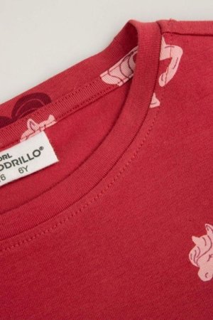 COCCODRILLO lühikeste varrukatega t-särk, punased, WC6143201GGK-017-110, 110 suurus 