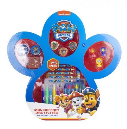 PAW PATROL Loovkomplekt koos joonistustarvikutega, 75 tk., CPAW002 CPAW002