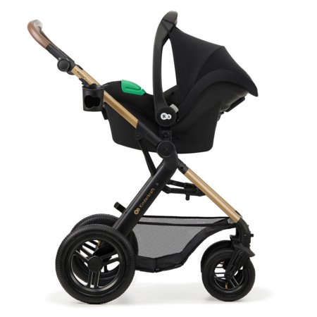 KINDERKRAFT universaalne jalutuskäru MOOV 2 4in1 AIR, pure black, KSMOOV02BLK4000 