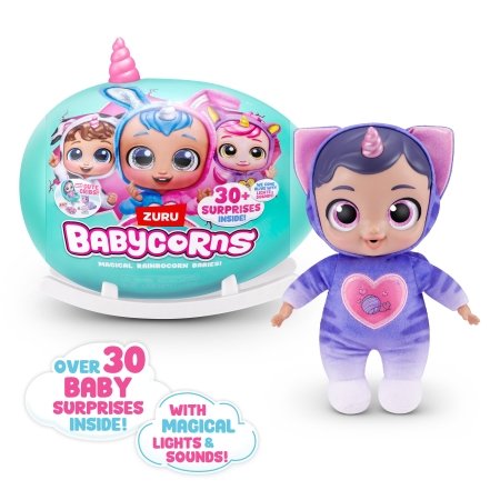 BABYCORNS nukk aksessuaaridega Magical Rainbocorn Babies, 1 seeria, assortii., 92108 