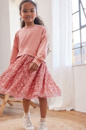 NEXT pikkade varrukatega kleit, D48861 