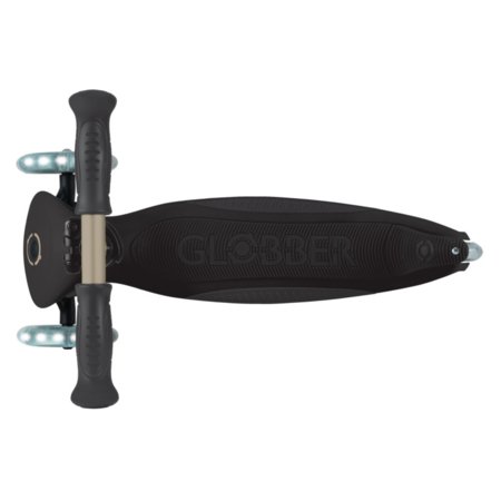 GLOBBER tõukeratas Go Up Deluxe Lights 360°, must, 699-320 