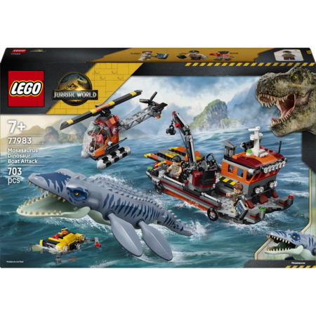 77983 LEGO® Jurassic World: Mosasauruse paadirünnak 