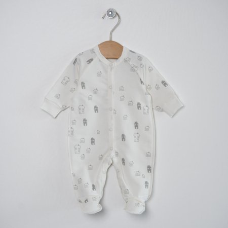 VILAURITA kombinesoon tagurpidi õmblustega TOMMY, valge, art 1150, 50 cm 