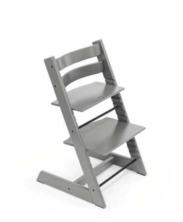 STOKKE söögitool koos turvakaare ja vastsündinu komplektiga TRIPP TRAPP, storm grey, grey NBS, 686000 