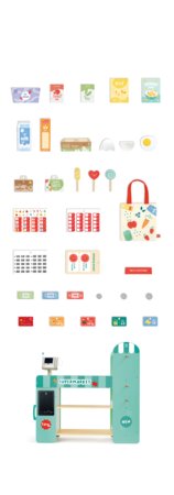 HAPE puidust supermarket, E3233A 