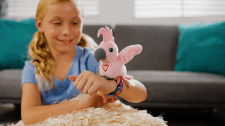 HAPPY YAPPERS interaktiivne plüüsist lind Kakaduu, 9595 