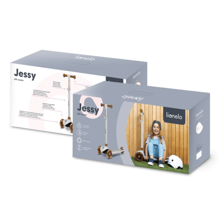 LIONELO tõukeratas JESSY, Grey brown, LO-JESSY 