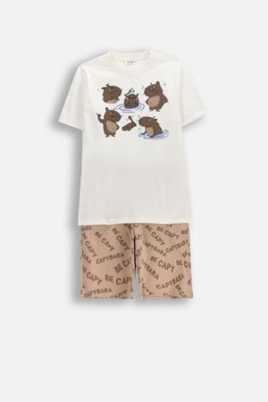 COCCODRILLO pidžaama, kreemi värv, WC6448218PJS-022-104, 104/110 suurus 