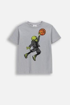 COCCODRILLO lühikeste varrukatega t-särk, hallid, WC6143209VBA-019-134, 134 suurus 