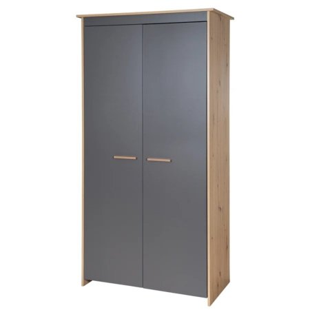 ROBA kaheukseline kapp ANNA, Anthracite/Natural, 1621865 