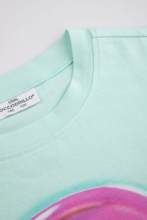 COCCODRILLO lühikeste varrukatega t-särk, rohelised, WC6143201SGJ-011-140, 140 cm 