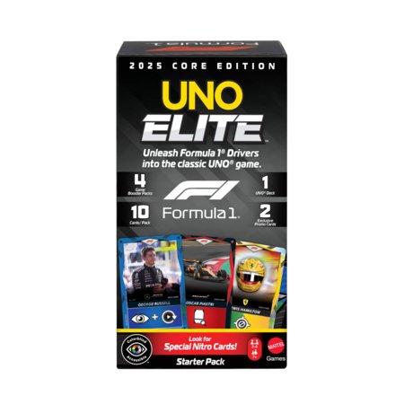 MATTEL GAMES UNO Elite F1 kaardid, JLV42 