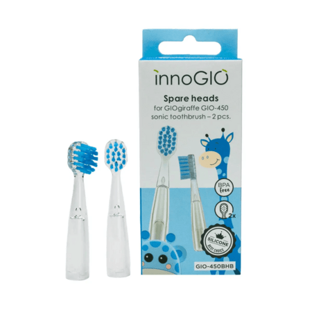 INNOGIO varuotsikud hambaharjale, 2 tk GIOgiraffe/GIOrabbit, GIO-450BH 