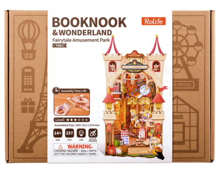 ROLIFE puidust konstruktor Muinasjutu lõbustuspark, TGB17 