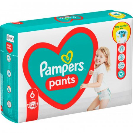 PAMPERS püksmähkmed, suurus 6, 44 tk, 14-19kg, 81748918 81748918