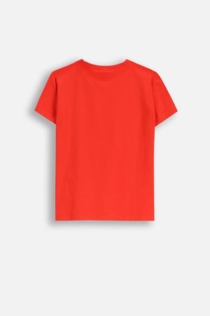 COCCODRILLO t-särk EVERYDAY GIRL A, punane, ZC5143218VGA-009-116, 116 cm 