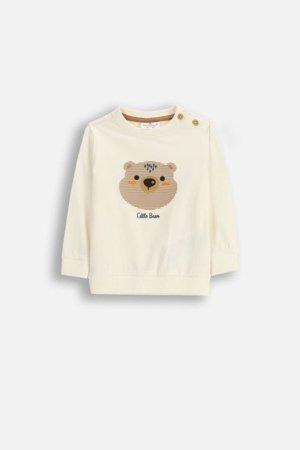COCCODRILLO t-särk FOREST FRIENDS BOY NEWBORN, kreemjas, ZC5143104FBN-003-086, 86 cm 