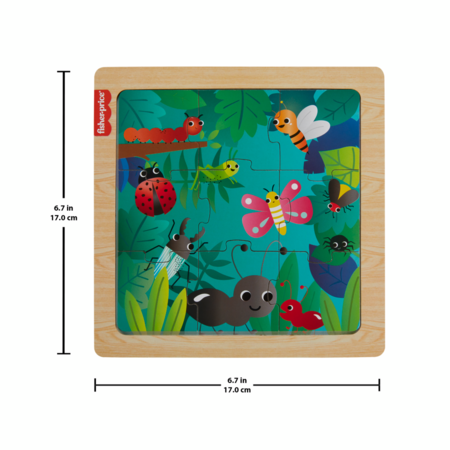 FISHER PRICE Wood puidust minipusled, HXV15 