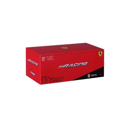 BBURAGO 1:43 Võidusõiduauto mudel Ferrari 308 GTB 1982, 18-36304 