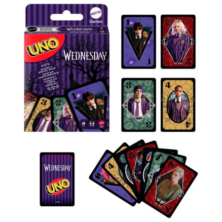 MATTEL GAMES UNO kaardid Wednesday, JHB18 