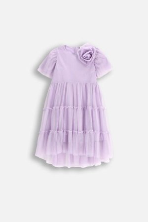 COCCODRILLO lühikeste varrukatega kleit ELEGANT JUNIOR GIRL, lilla, WC5128209EJG-016-164, 164 cm 