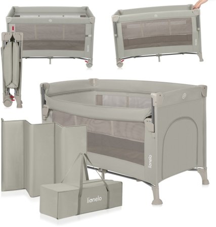 LIONELO reisivoodi-maneež ELLEN, Beige sand 