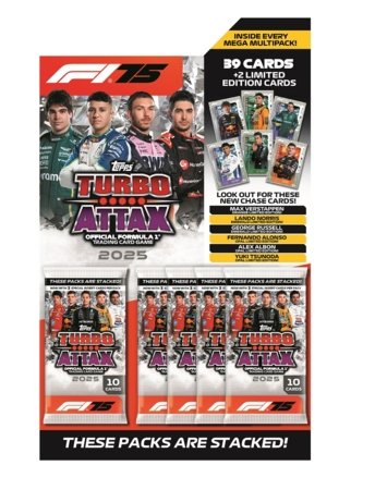 TOPPS kaardid Formula 1 2025 Turbo Attax Mega Multipack, 076327 