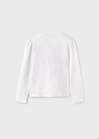 MAYORAL pikkade varrukatega t-särk 8F, natural, 7053-94 